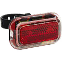 LED Bike Tail Light with Reflective Lens - Waterproof