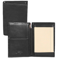 Scully Women's 1004 Soft Plonge Leather Jotter Notepad (Black)