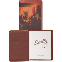 Scully Leather Desk Journal - Blank Page Notebook (Declaration)