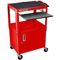 LUXOR AVJ42KBC-RD Presentation Cart