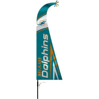 Fremont Die NFL Miami Dolphins 44" Feather Flag, 44", Team Colors