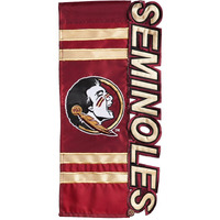 Evergreen Enterprises NCAA Florida State Seminoles FlagSculpted Applique Style, Team Colors, One Size