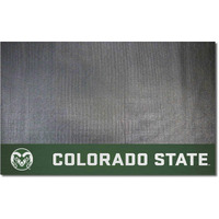 FANMATS 21626 Colorado State Rams Vinyl Grill Mat - 26in. x 42in. - Deck Patio Protective Mat | Oil, flame, and UV resistant