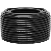 Grow1 Black Vinyl Tubing 1/2 inch x 100ft Roll Irrigation Tubing, Plastic Tube, Flexible for Water Garden, Pond, Air, Hydroponics and Horticulture use