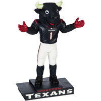 Team Sports America NFL Houston Texans Fun Colorful Mascot Statue 12 Inches Tall