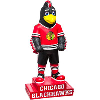 Team Sports America NHL Chicago Blackhawks Fun Colorful Mascot Statue 12 Inches Tall