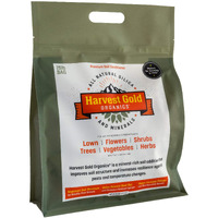 Harvest Gold Organics - Organic Soil Conditioner, Natural Soil Amendment for Houseplants, Flowers, Lawns, Gardens and Trees, Provides Natural Silica and Micronutrients for Plants (15 Pound Bag)