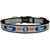 MLB San Diego Padres Baseball Pet Collar, Medium, Reflective