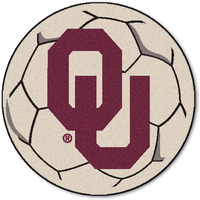 Fanmats Oklahoma Sooners Soccer Ball-Shaped Mats