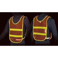 Jogalite Large Orange mesh/Lime Reflective Vest Standard Style