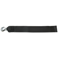 BoatBuckle Winch Strap with Loop End, Black, 3-Inch x 25-Feet