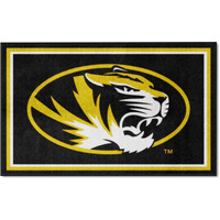 FANMATS 6292 University of Missouri 4ft. x 6ft. Plush Area Rug