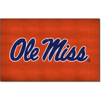 FANMATS 5132 Ole Miss Rebels Ulti-Mat Rug - 5ft. x 8ft. | Sports Fan Area Rug, Home Decor Rug and Tailgating Mat - &quotOle Miss" Script Logo, Red