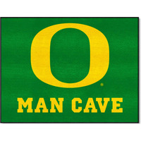 FANMATS 14689 Oregon Ducks Man Cave All-Star Rug - 34 in. x 42.5 in.