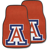 FANMATS Sports Team Logo Arizona 2-Piece Carpeted Car Mats 18&quotx27"