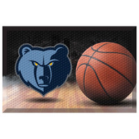 FANMATS 19090 Memphis Grizzlies Rubber Scraper Door Mat