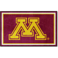 FANMATS 14003 Minnesota 4'X6' Rug, Team Color, 44"x71"