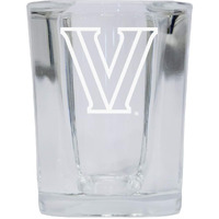 Villanova Wildcats 2 Ounce Square Shot Glass laser etched logo Design 2-Pack