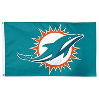 WinCraft Miami Dolphins 3' x 5' Primary Logo Single-Sided Flag