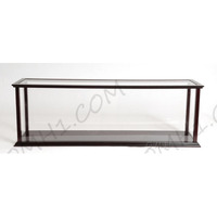 Old Modern Handicrafts Display Case for Cruise Liner Large - Plexiglass Panels - A Premium Quality Wooden Display Case - 44.8L x 9.3W x 15.0H Inches