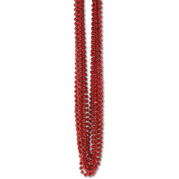 Red Bulk Party Beads - Small Round