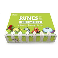 TeeTurtle Runes & Regulations Card Game - from The Creators of Unstable Unicorns - A Strategic Card Game & Party Game for Adults & Teens, Green