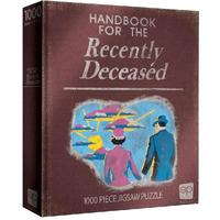 Beetlejuice Handbook for The Recently Deceased 1000 Piece Jigsaw Puzzle | Collectible Puzzle Featuring Fictional Book from Tim Burton Film | Officially Licensed Beetlejuice Merchandise