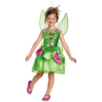 212 Main Tinker Bell Classic Costume - Green/Pink - Size 3-4 Tall