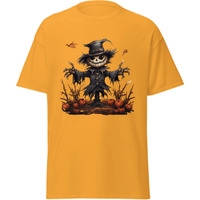 Halloween Scarecrow Fashion Orange T-Shirt Merchyprint  Size Medium(D0102Hgdkcv)