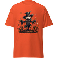 Halloween Scarecrow Fashion Orange T-Shirt Merchyprint  Size Medium(D0102Hgdk1W)