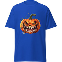 Halloween Smilling Pumpkin Head Classic Fashion T-Shirt Black Size Medium(D0102Hgd4Pv)