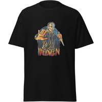 Halloween Jason With Dager Classic Fashion Blue T-Shirt Merchyprint  Size Medium(D0102Hgdk3V)