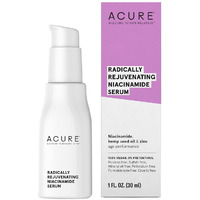 Acure Radically Rejuvenating Niacinamide Serum - Facial Anti-Aging Support Serum With Niacinamide  Hemp Seed Oil & Zinc Pca - Reduce Fine Line  Wrinkle & Minimize Pimple Or Breakout - 100% Vegan -30Ml