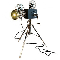 Movie Projector Aluminum Model