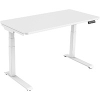 Hanover Electric Sit Or Stand Desk With Adjustable Heights  White