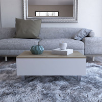 Tilton Rectangle Lift Top Coffee Table White Oak(D0102H765Ep)