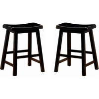 Black Counter Height Stools (Set Of 2)