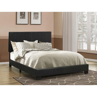 Black Full Panel Bed