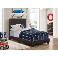 Brown Twin Panel Bed