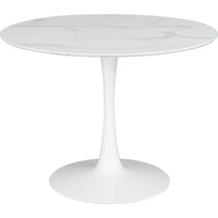 White 40-Inch Dining Table