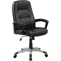 Black Office Chair With Casters