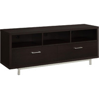 Cappuccino 60-Inch Drawer Storage Tv Console