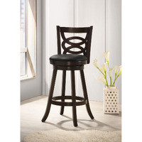 Cappuccino Swivel Bar Height Stool (Set Of 2)