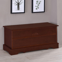 Warm Brown Rectangular Cedar Chest