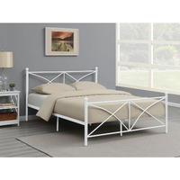 White Queen Platform Bed