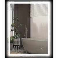 Homcom 36"" X 28"" Dimmable Bathroom Mirror With Lights  3 Colors & Defogging