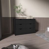 Black 4-Drawer Dresser