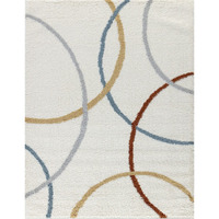 Loft Shag Gc_Czy1001 Ivory 7 Ft. 10 In. X 9 Ft. 10 In. Shaggy Area Rug