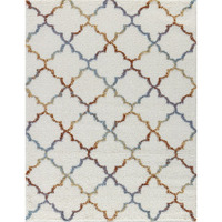 Loft Shag Gc_Czy1003 Ivory 7 Ft. 10 In. X 9 Ft. 10 In. Shaggy Area Rug