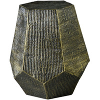 Donato - Hexagon End Table - Gold